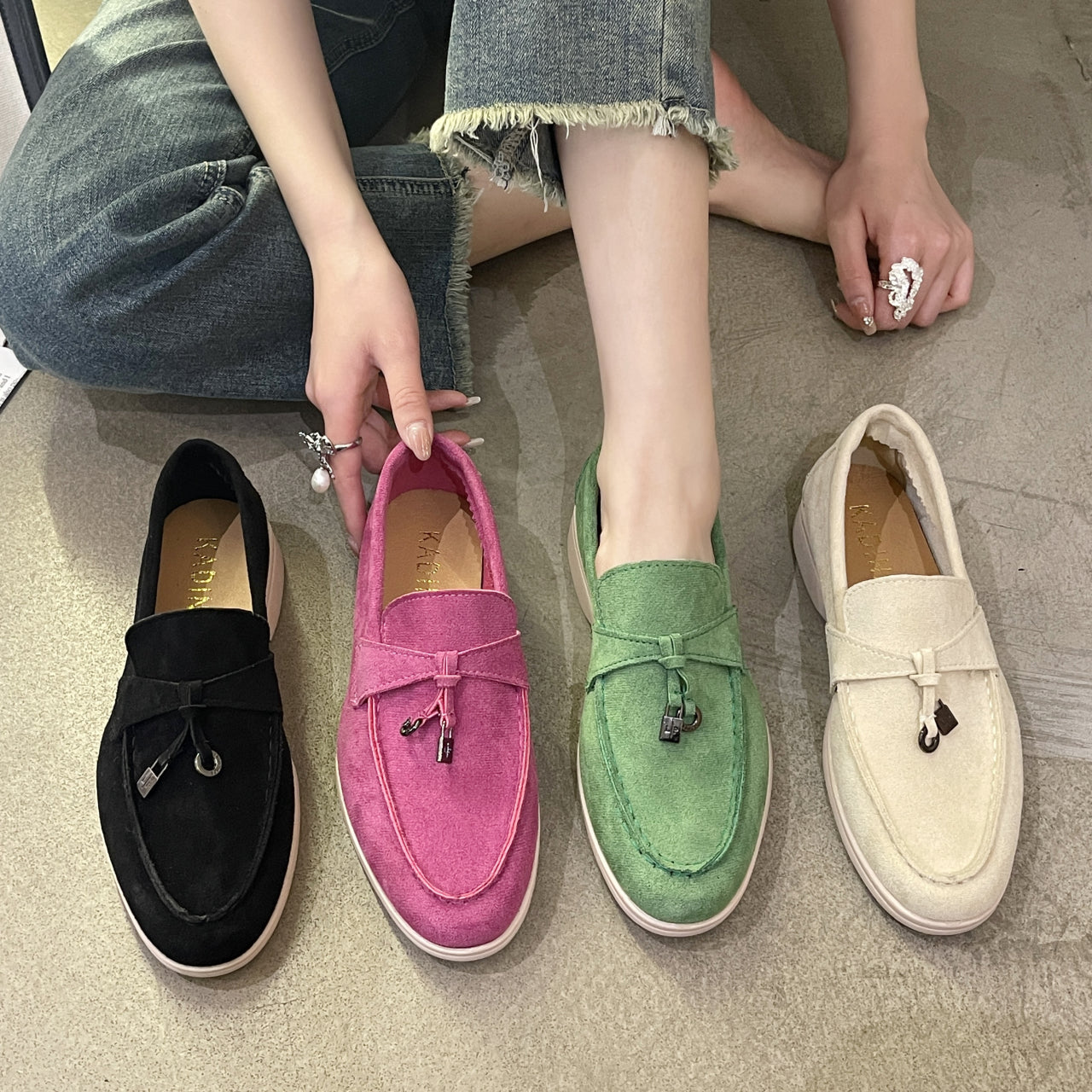 Mocassins en daim élégants | DéjàVu Boutique™