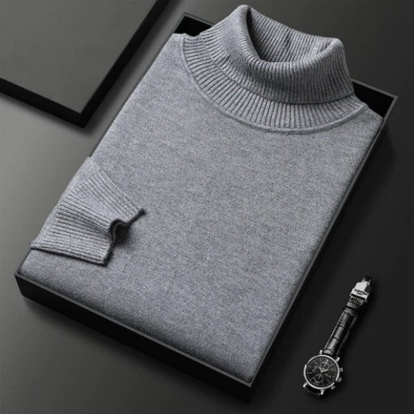 Pull À Col En Cachemire Pour Hommes - DéjàVu Boutique™