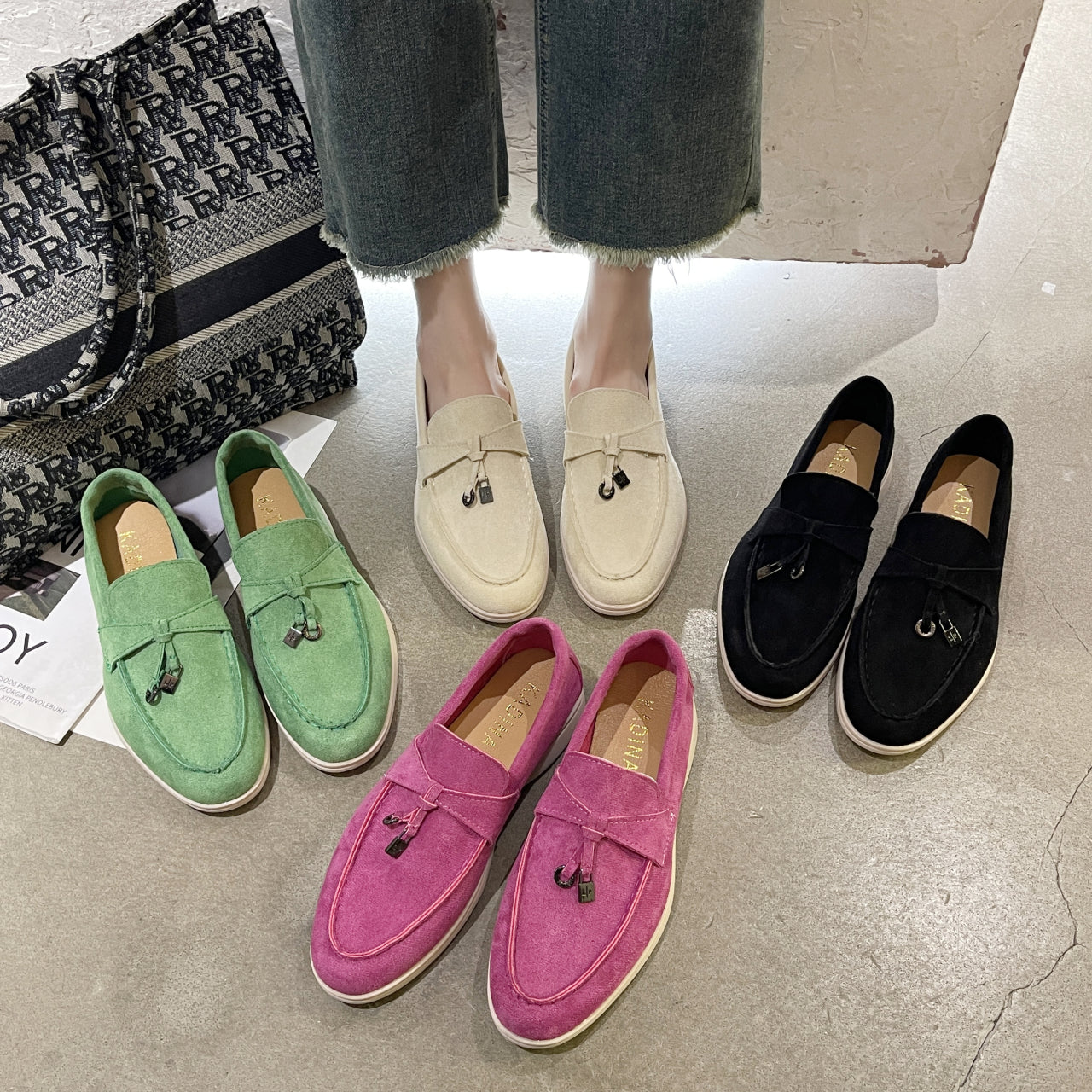 Mocassins en daim élégants | DéjàVu Boutique™