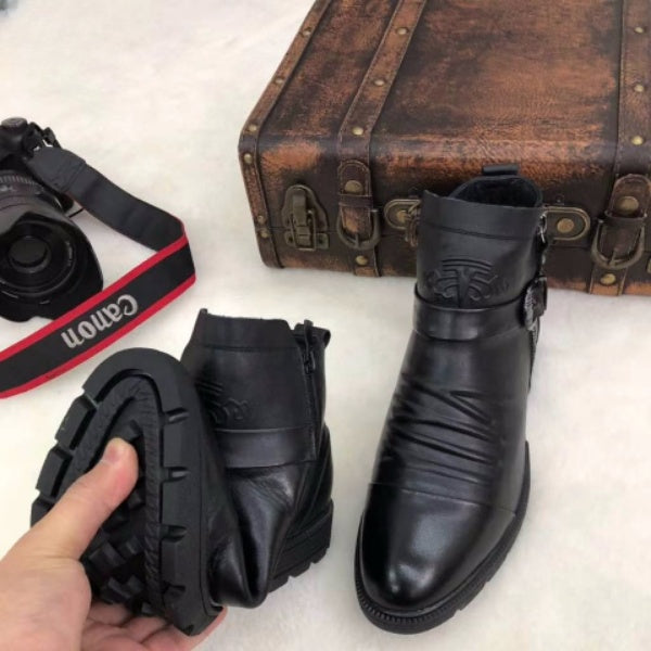Bottes En Cuir Italien D'Hiver - DéjàVu Boutique™