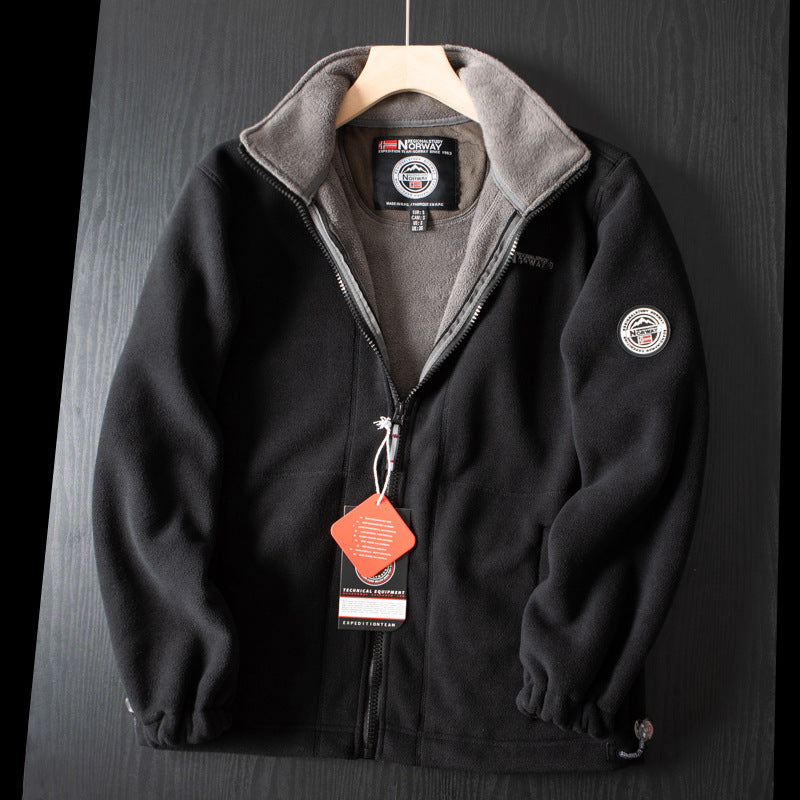 [🎁Best Gift] Double-Layer Fleece Hooded Jacket—🎄Free Shipping🎄