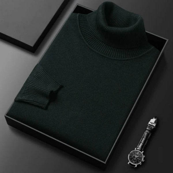 Pull À Col En Cachemire Pour Hommes - DéjàVu Boutique™