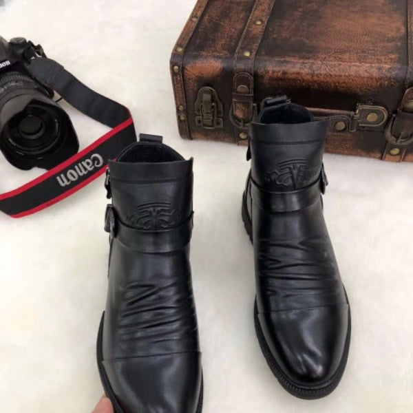 Bottes En Cuir Italien D'Hiver - DéjàVu Boutique™